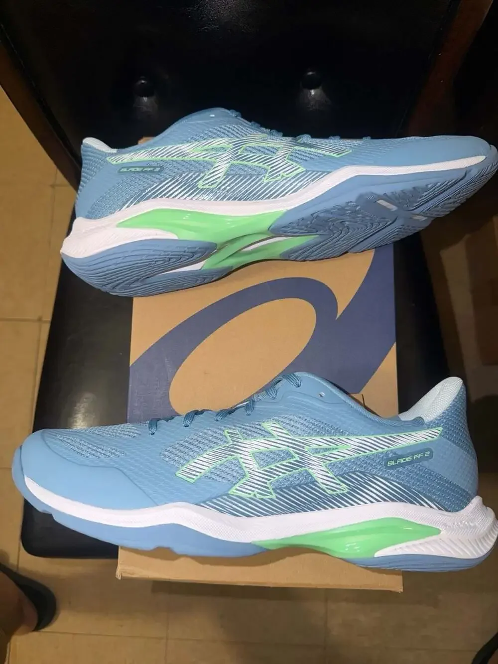 ASICS Blade FF 2 Men's Saba Blue/White Athletic Shoes